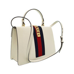Gucci Flower Embroidered Floral Bag Handbag Sylvie